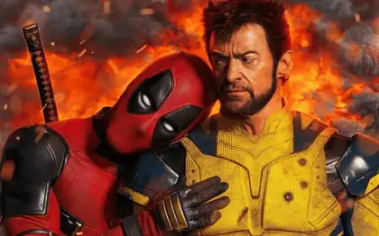 Arte ilustrativa de filme de super-heróis