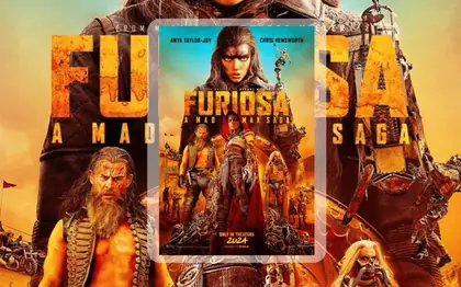 Arte ilustrativa de pôster de filme ou série