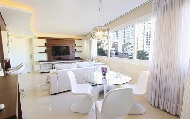 Sala de estar decorada