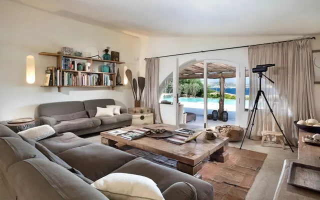 Sala de estar decorada